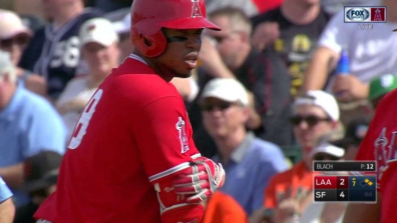 Valbuena singles to left