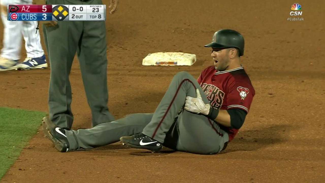 Thole injured on the bases