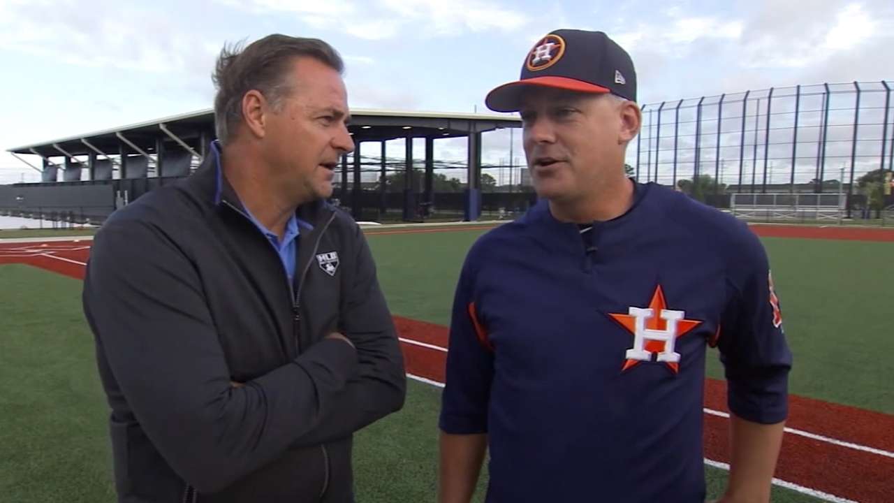 Few spots open on loaded Astros roster