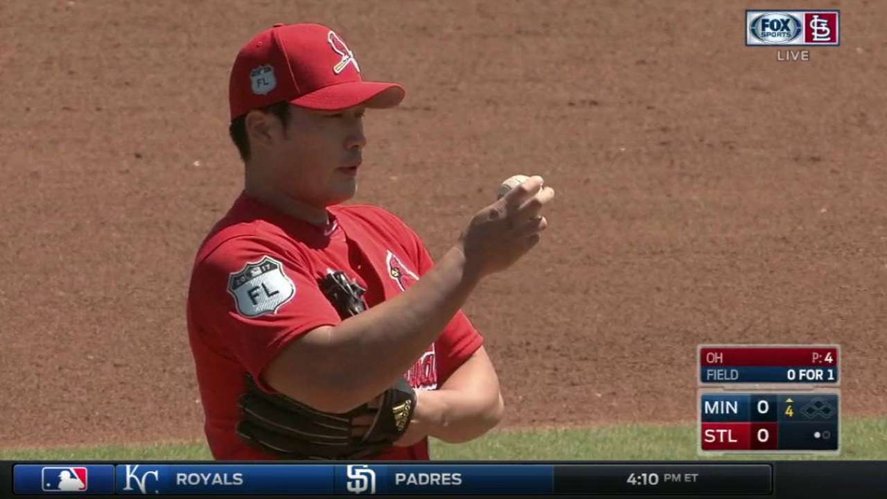 Oh, back from Classic, strikes out two