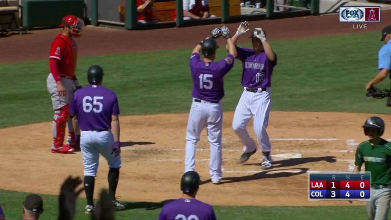 Garneau's three-run home run