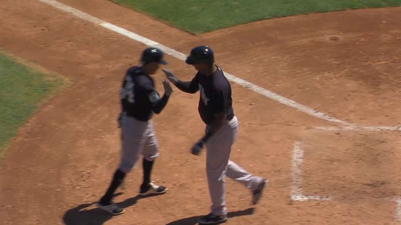 Hicks' solo home run