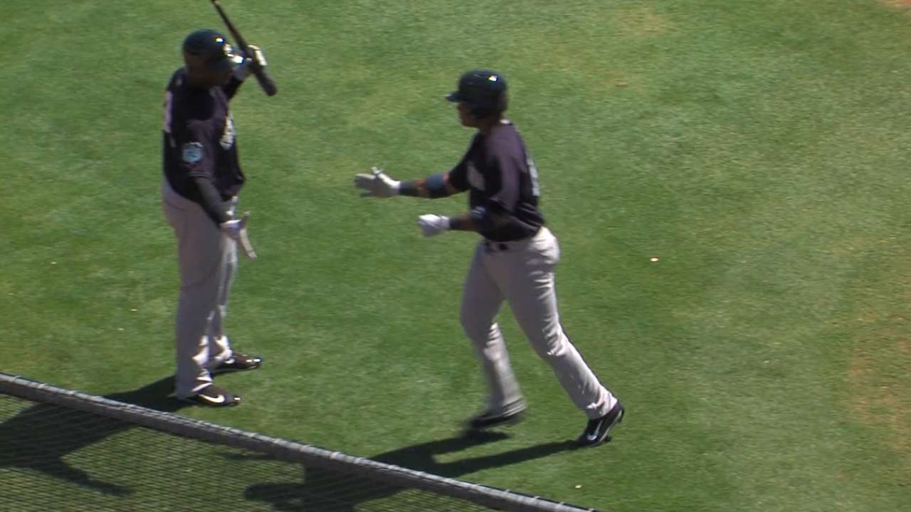 Castro's solo home run