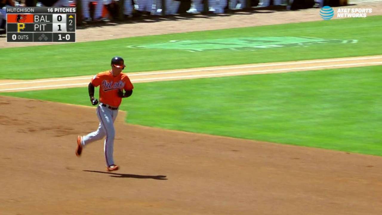 Mancini's solo home run