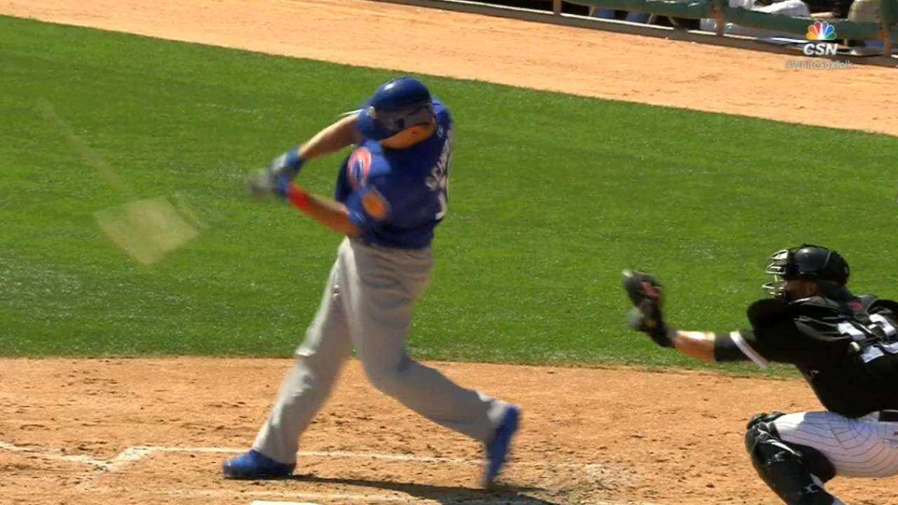 Schwarber homers, collects 4 RBIs vs. White Sox