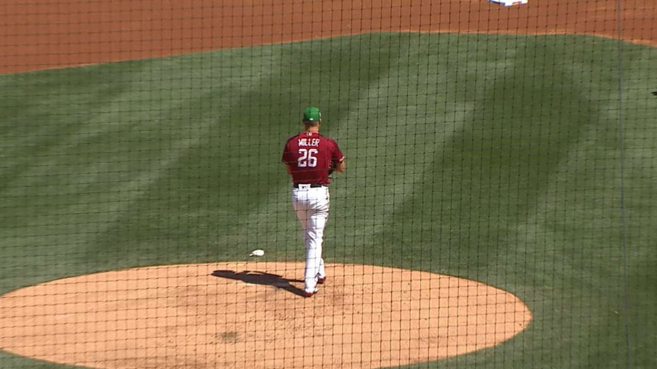 Miller whiffs 8 Mariners in just 3 1/3 innings