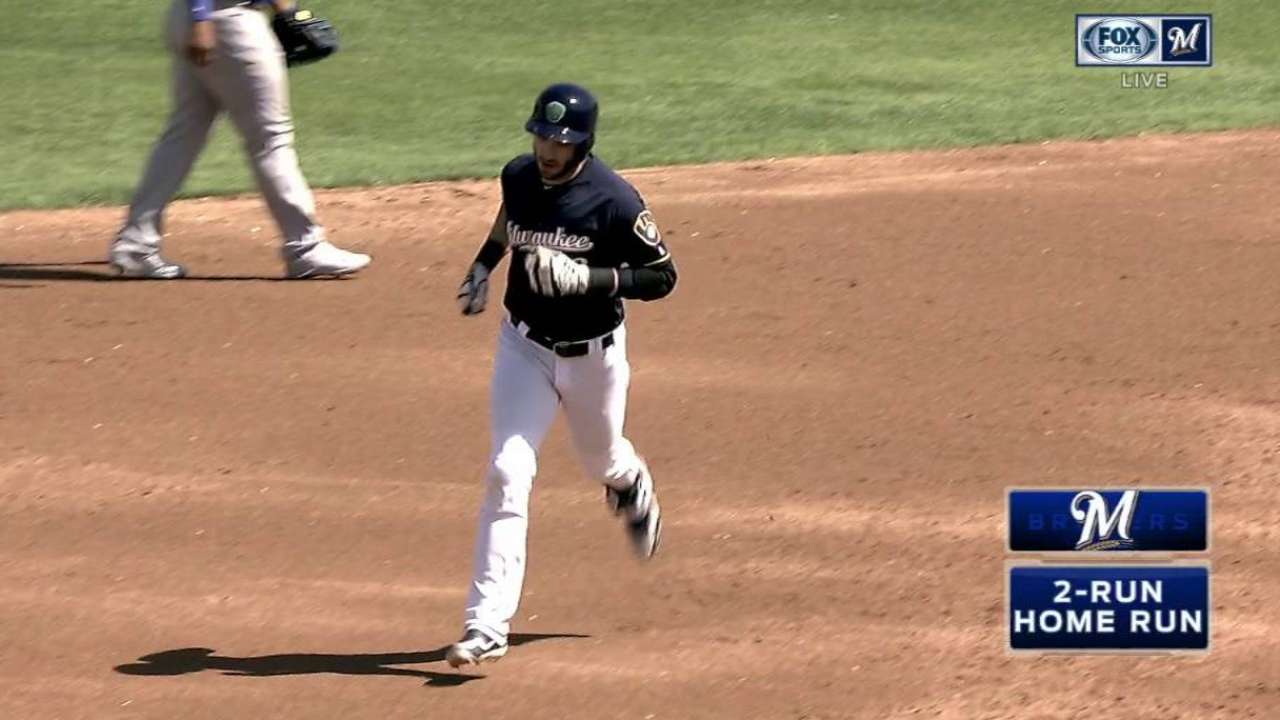 Braun, Pina go yard, Nelson strikes out 6