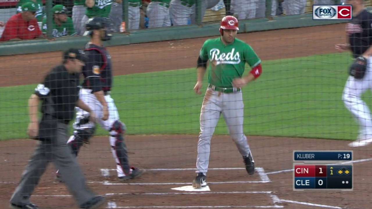 Schebler's RBI double