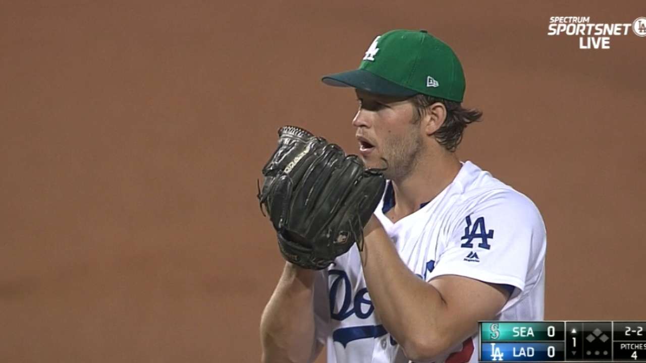 Kershaw's eight strikeouts