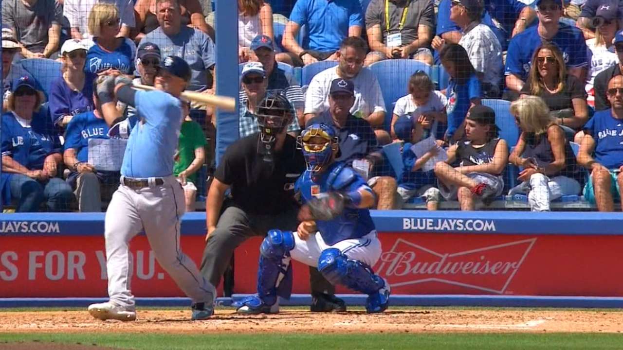 Bauers' two-run home run