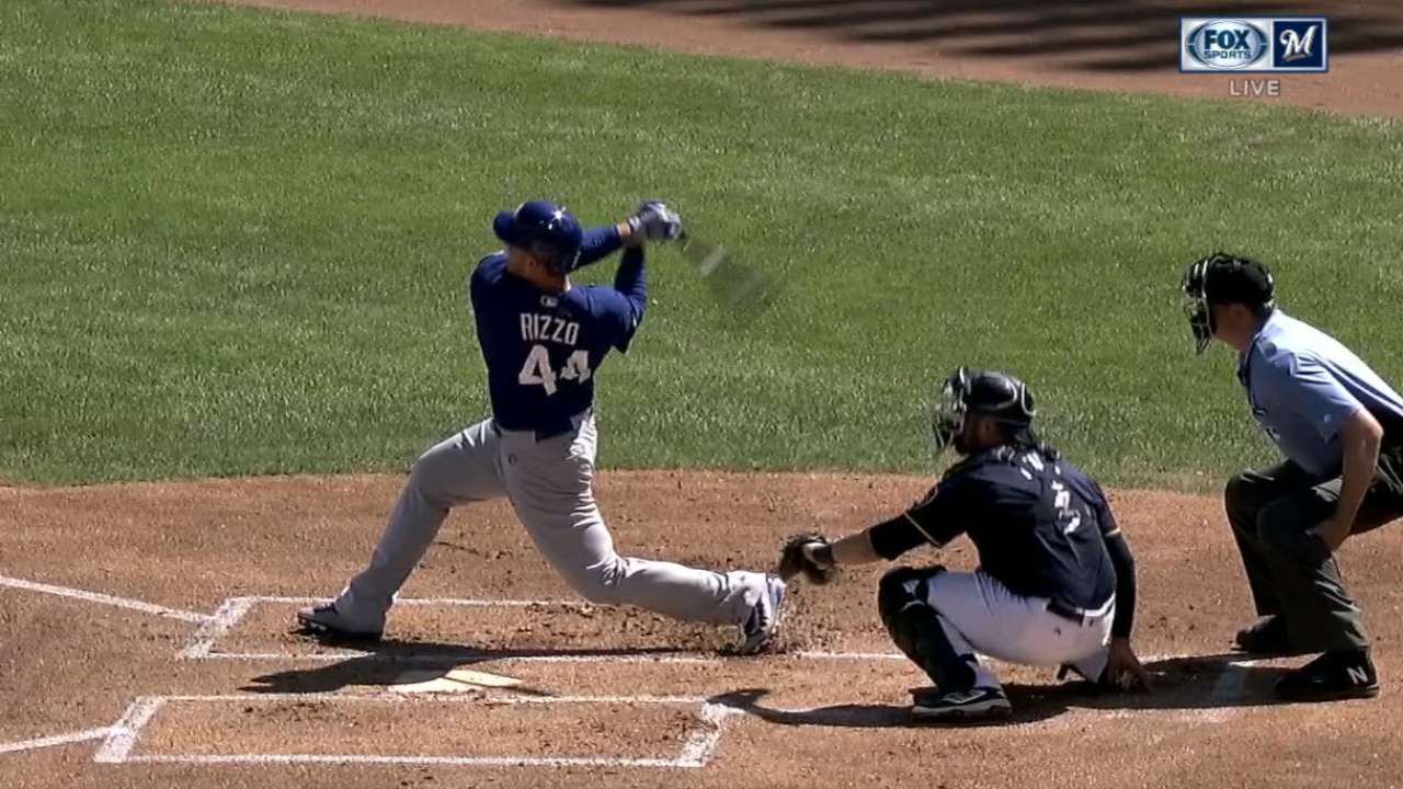 Rizzo, Russell among 4 Cubs to HR vs. Crew