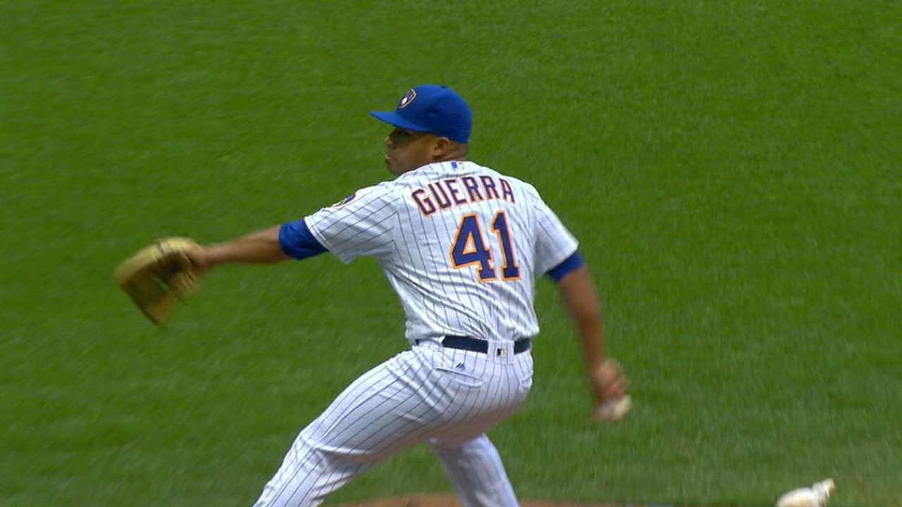 Guerra's rise continues with Opening Day nod