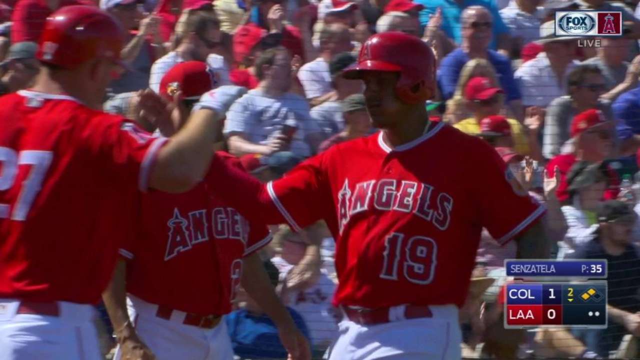 Perez, Pujols, Trout, Maybin break out bats