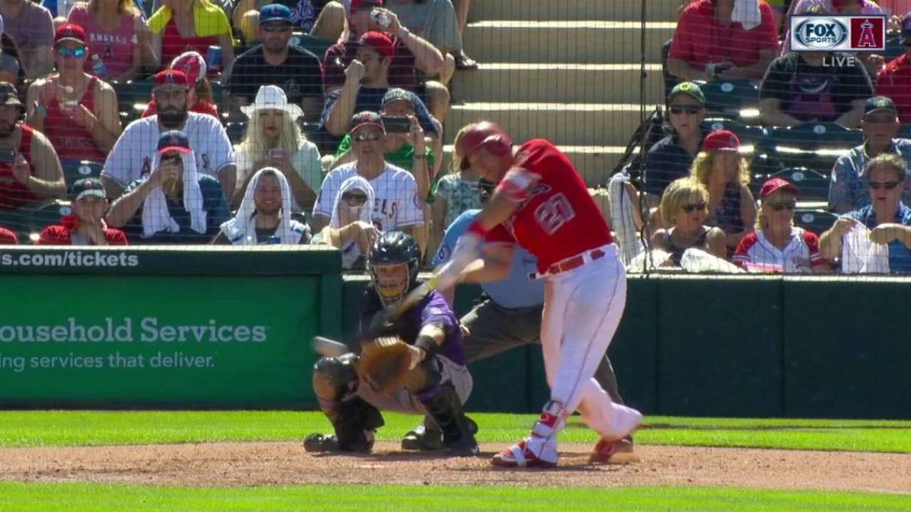 Trout lets his stats do the talking