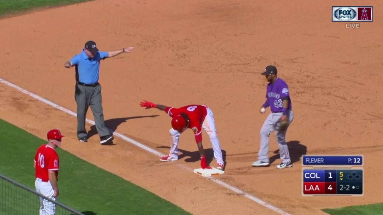 Maybin steals third