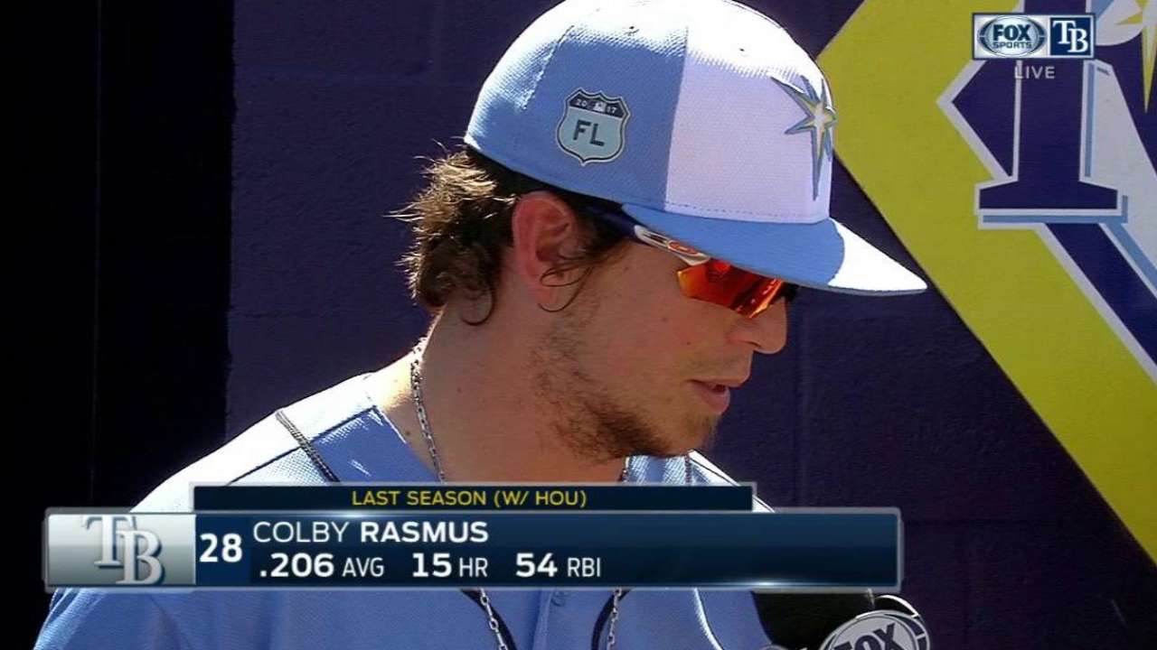 Rasmus on his first spring game