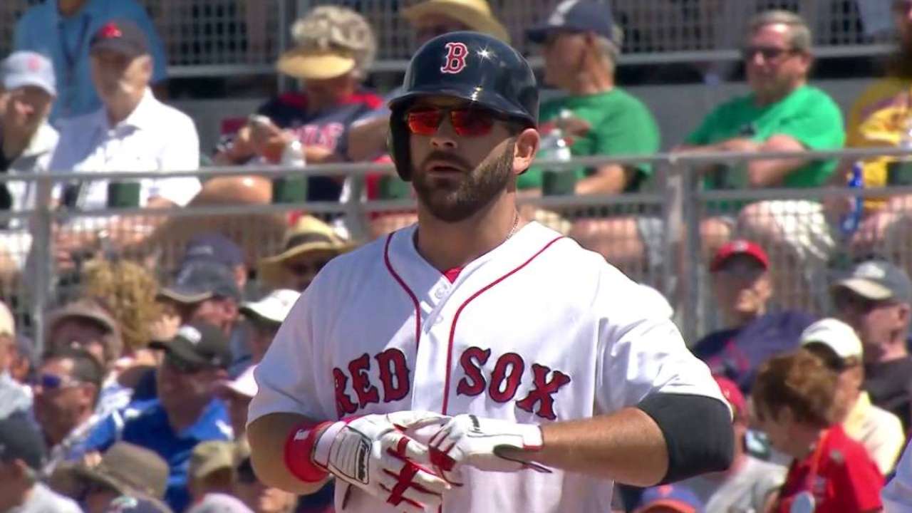 Moreland, Hanley strong against Twins