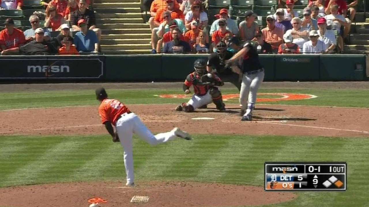 Hicks' two-run dinger