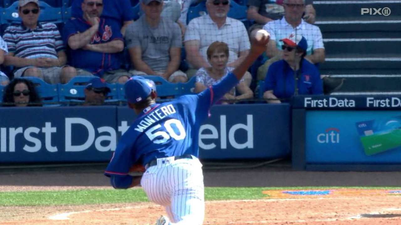 Montero making push to be part of Mets' bullpen