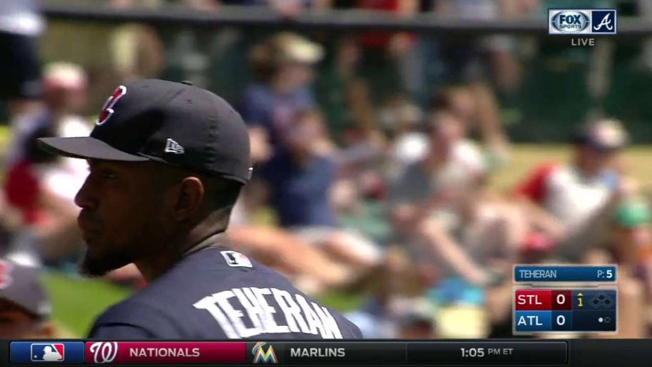 Back from Classic, Teheran shaky vs. Cards