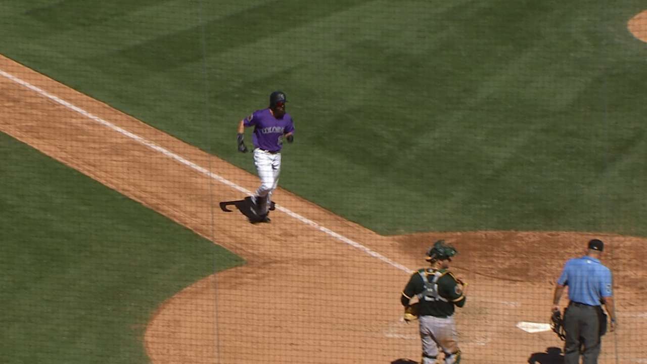 Blackmon's solo home run
