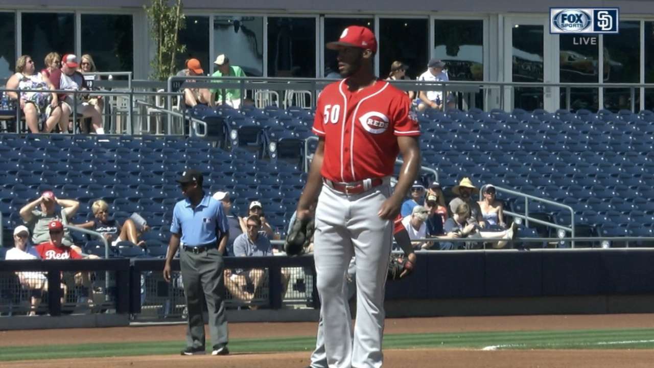Garrett on outing vs. Padres
