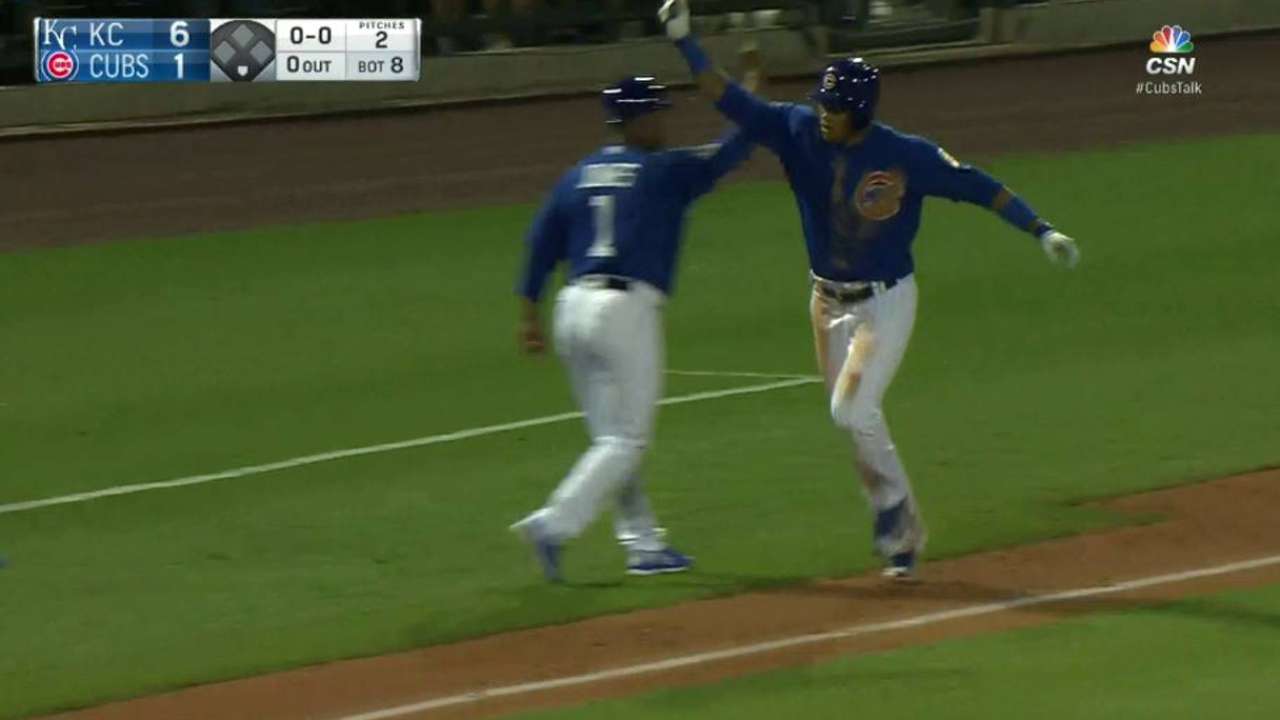 Russell launches fifth spring homer