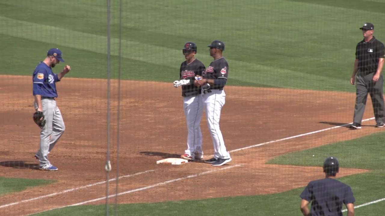 Utley, Pederson go yard against Indians