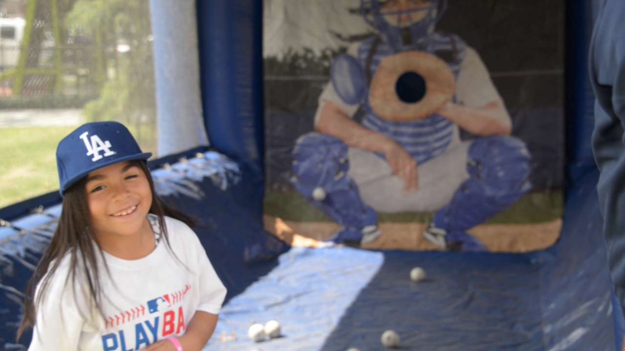 Another day of sun at Play Ball event in LA