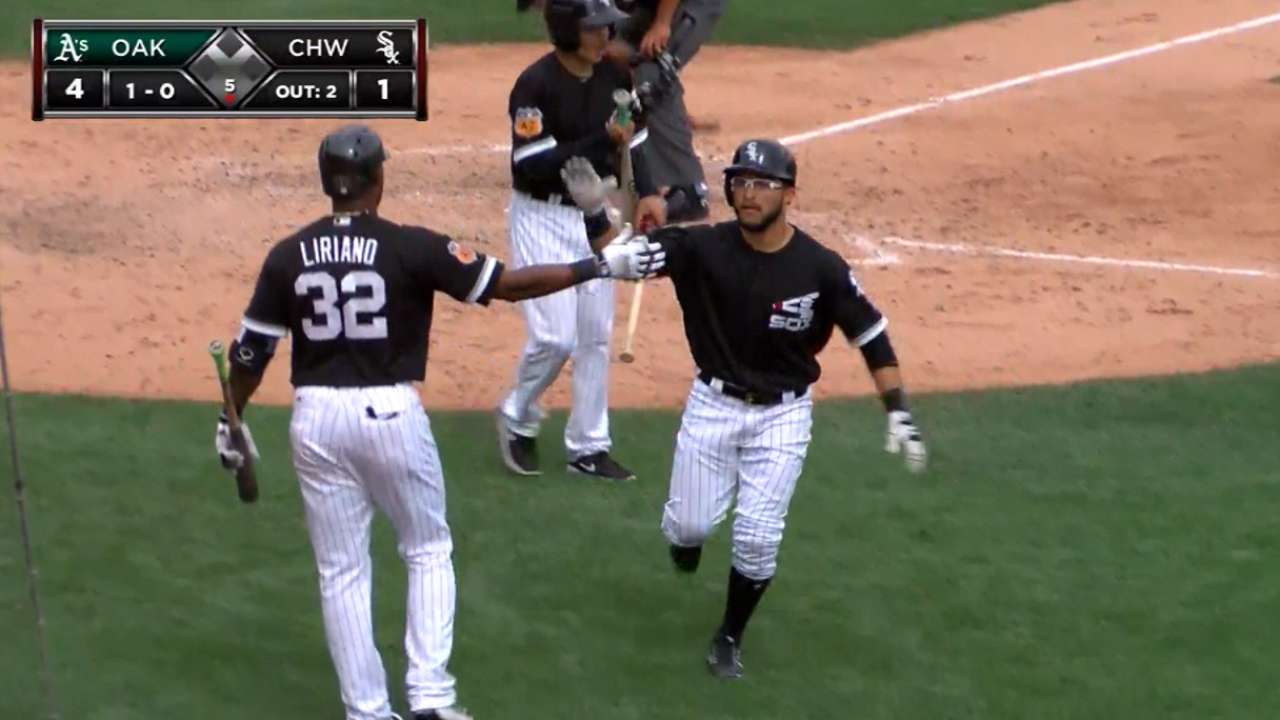 Sanchez's solo home run