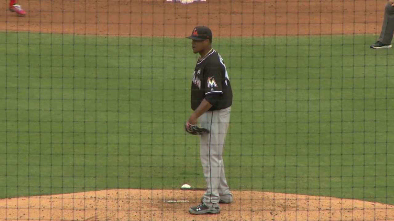 Marlins cast Volquez for opener