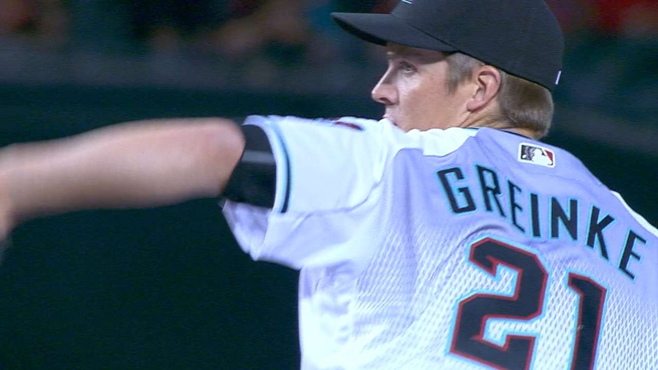 Greinke to start Opening Day