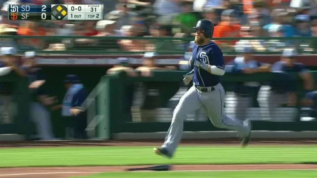 Margot's RBI single in the 2nd