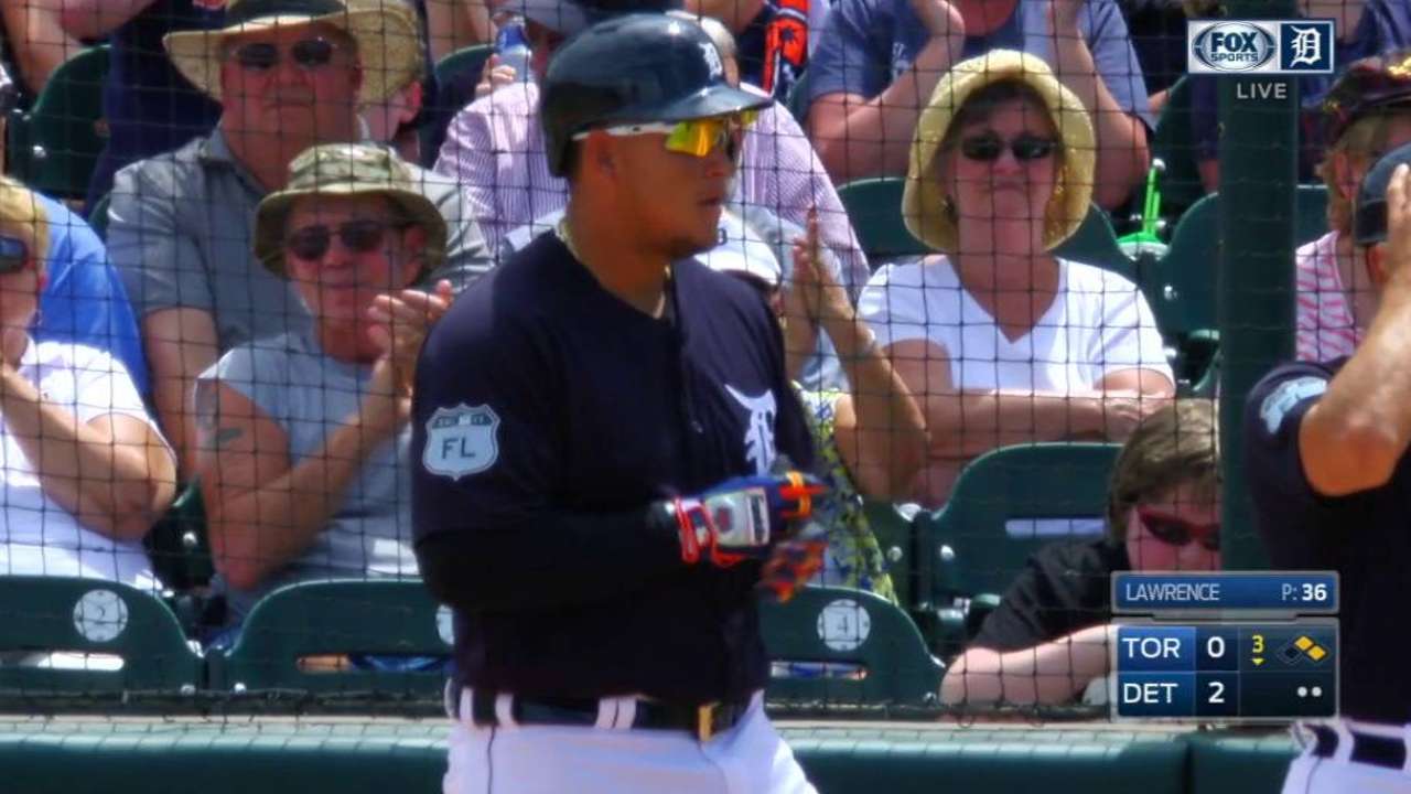 Cabrera's RBI single