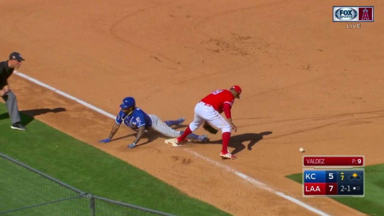 Mondesi swipes third
