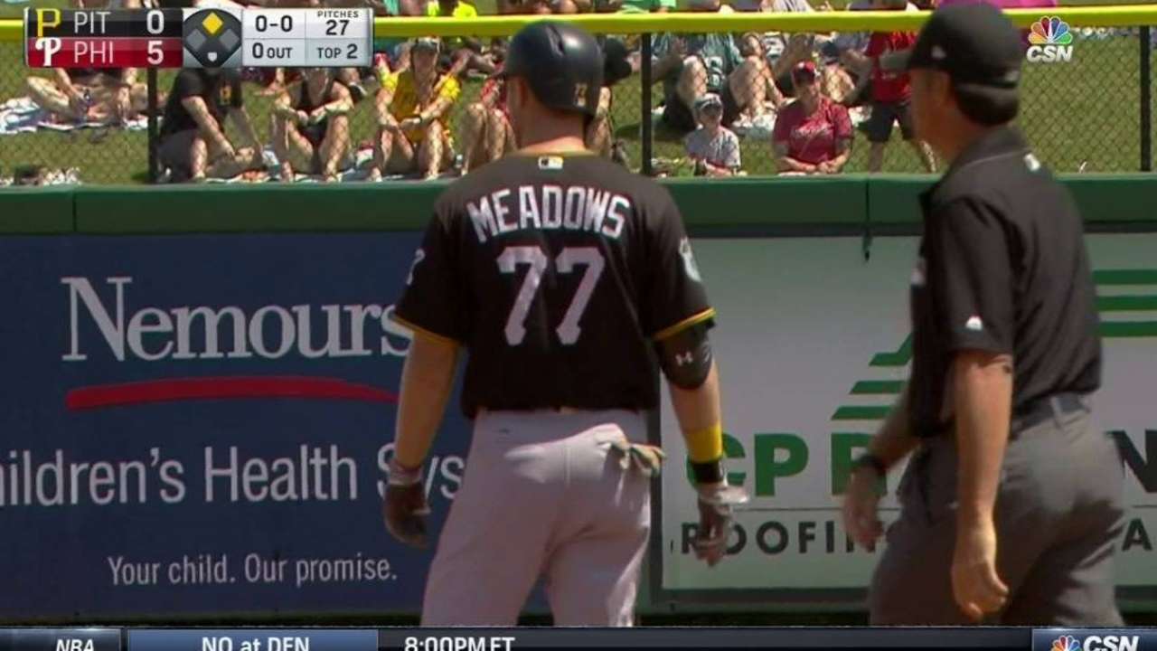 Meadows' ground-rule double