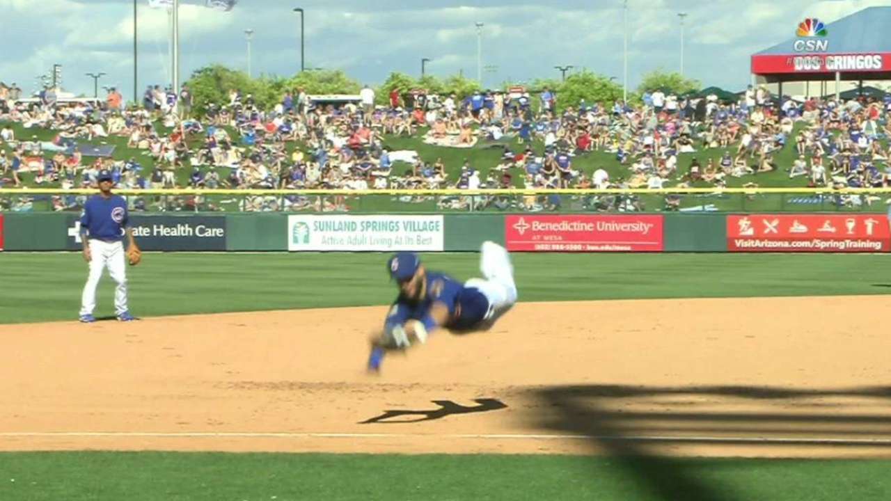 La Stella's diving grab