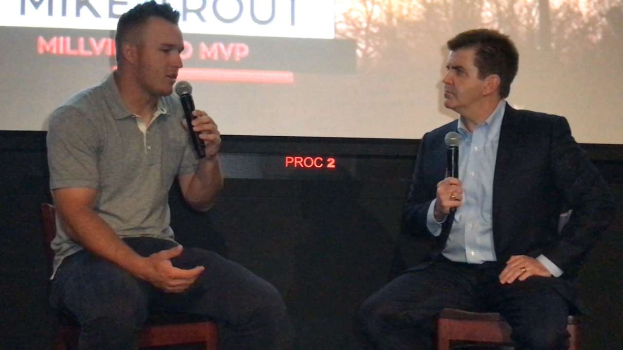 Mike Trout on his hometown