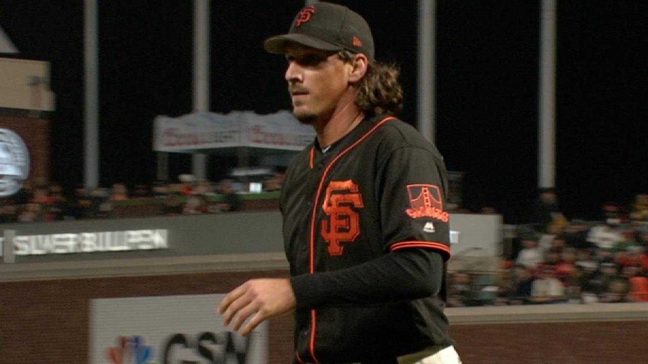 Samardzija sharp as Giants edge A's