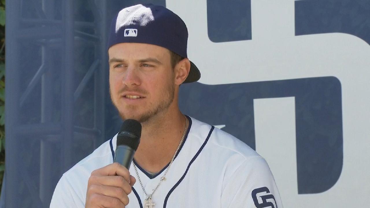 Myers enjoying first base