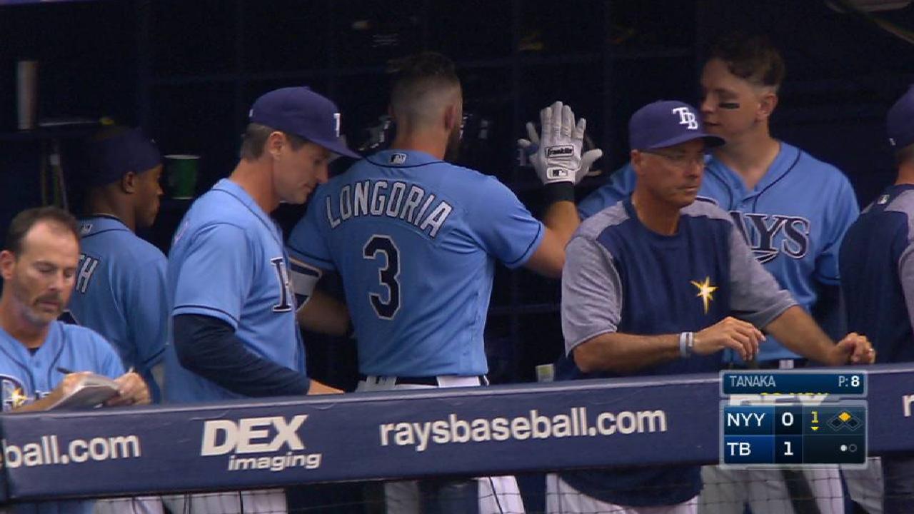 Longoria's sacrifice fly