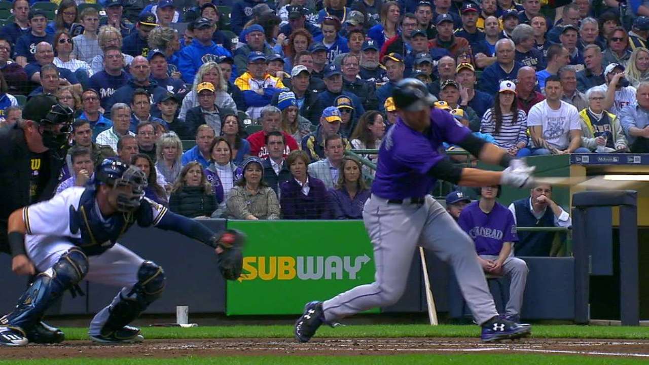 Rockies reaccionan temprano para hundir a Cerveceros