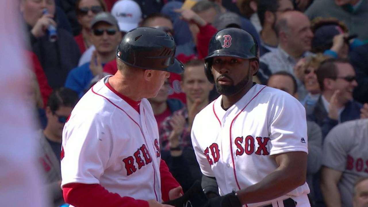 Bradley Jr's triple to right