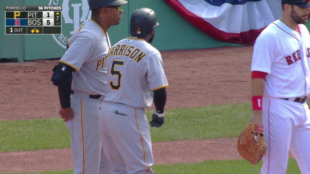 Harrison's RBI single
