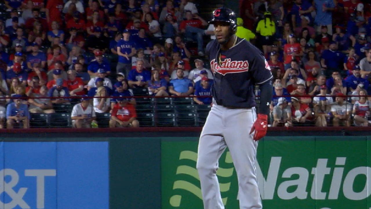 Diaz on first hit in the Majors