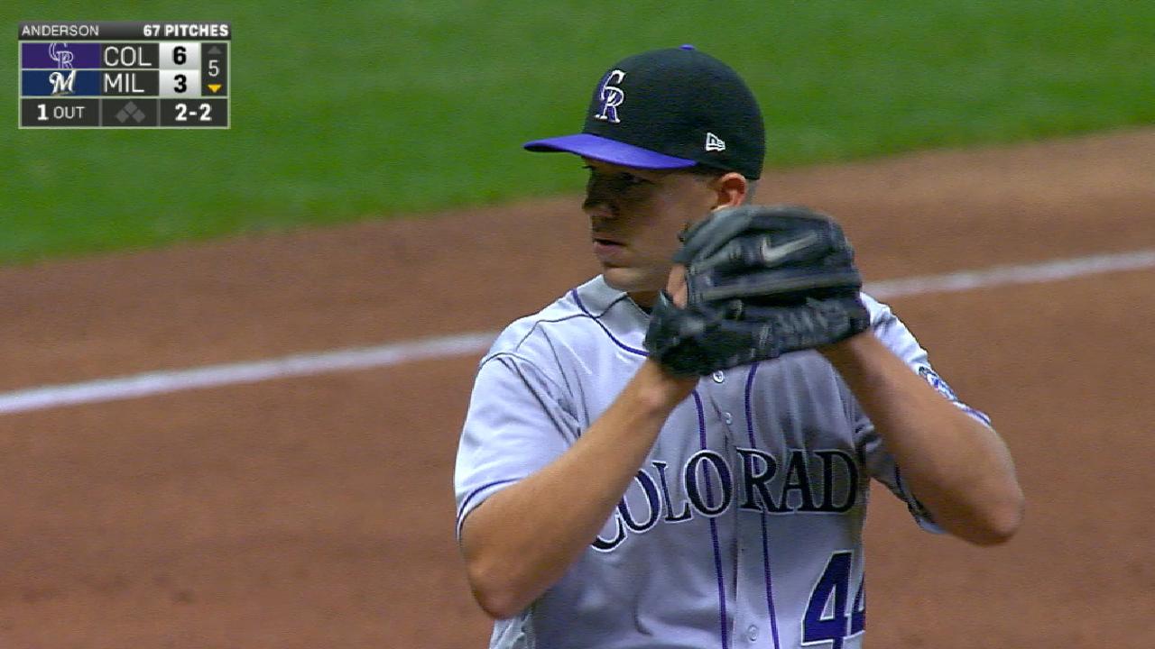 Rockies give Anderson another day of rest