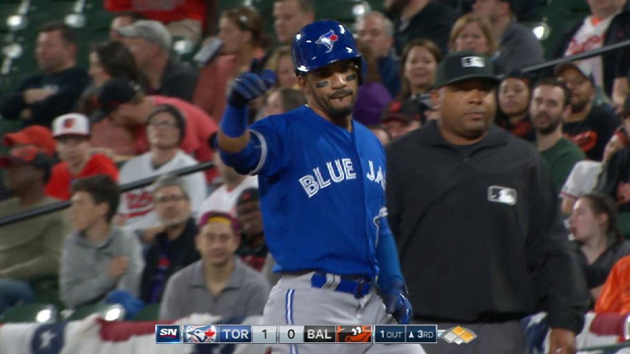 Travis' RBI single