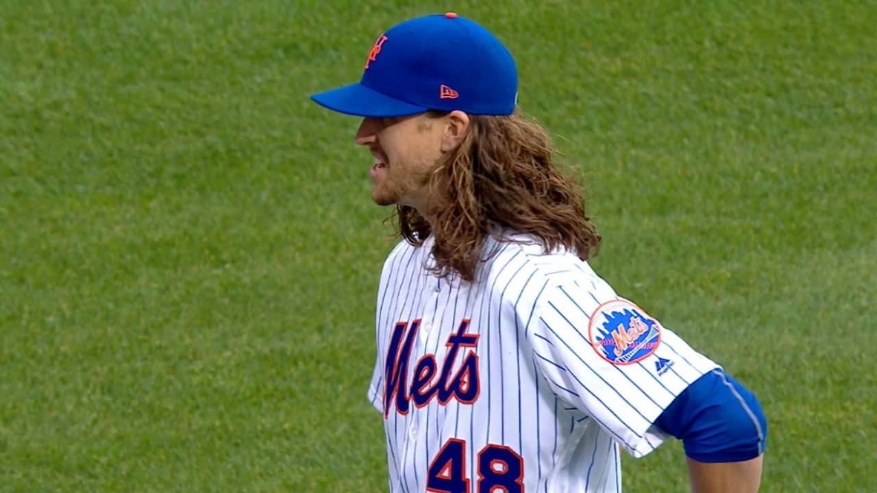 deGrom fans six in six scoreless