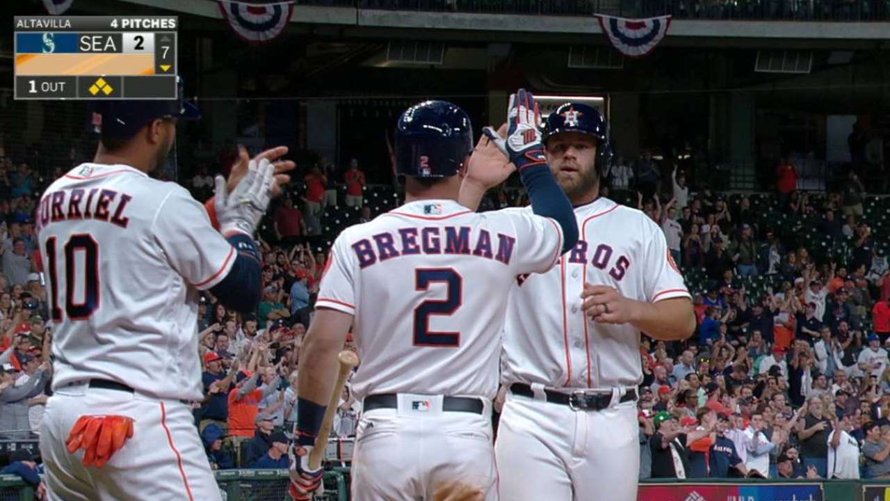 Springer's two-run double