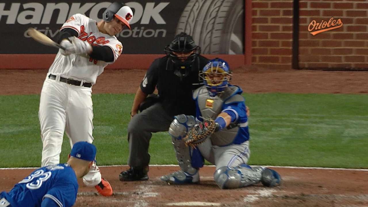 Davis on 200th O's homer
